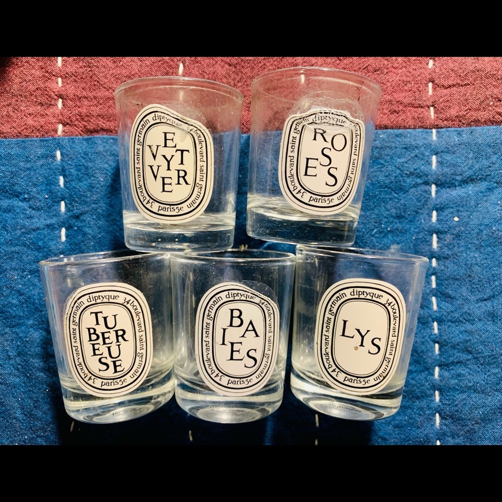 Diptyque Mini Candle 5 Empty jars